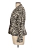 Calvin Klein Animal Print Ivory Blazer Size 10 - photo 5