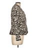Calvin Klein Animal Print Ivory Blazer Size 10 - photo 4