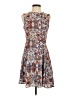 Astr 100% Polyester Paisley Brown Casual Dress Size S - photo 1