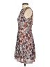 Astr 100% Polyester Paisley Brown Casual Dress Size S - photo 5