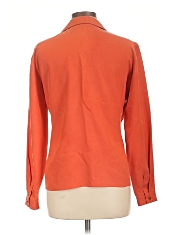 Liz Claiborne Collection Long Sleeve Silk Top (view 2)