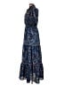 Max Studio Paisley Blue Casual Dress Size L - photo 5