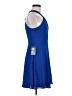 Express 100% Polyester Solid Blue Cocktail Dress Size 6 - photo 4