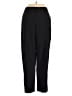 Theory Solid Black Wool Pants Size 12 - photo 1