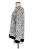 Ann Taylor LOFT 100% Polyester Animal Print Ivory Long Sleeve Blouse Size M - photo 5