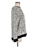 Ann Taylor LOFT 100% Polyester Animal Print Ivory Long Sleeve Blouse Size M - photo 4