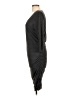 Express Solid Gray Casual Dress Size L - photo 5