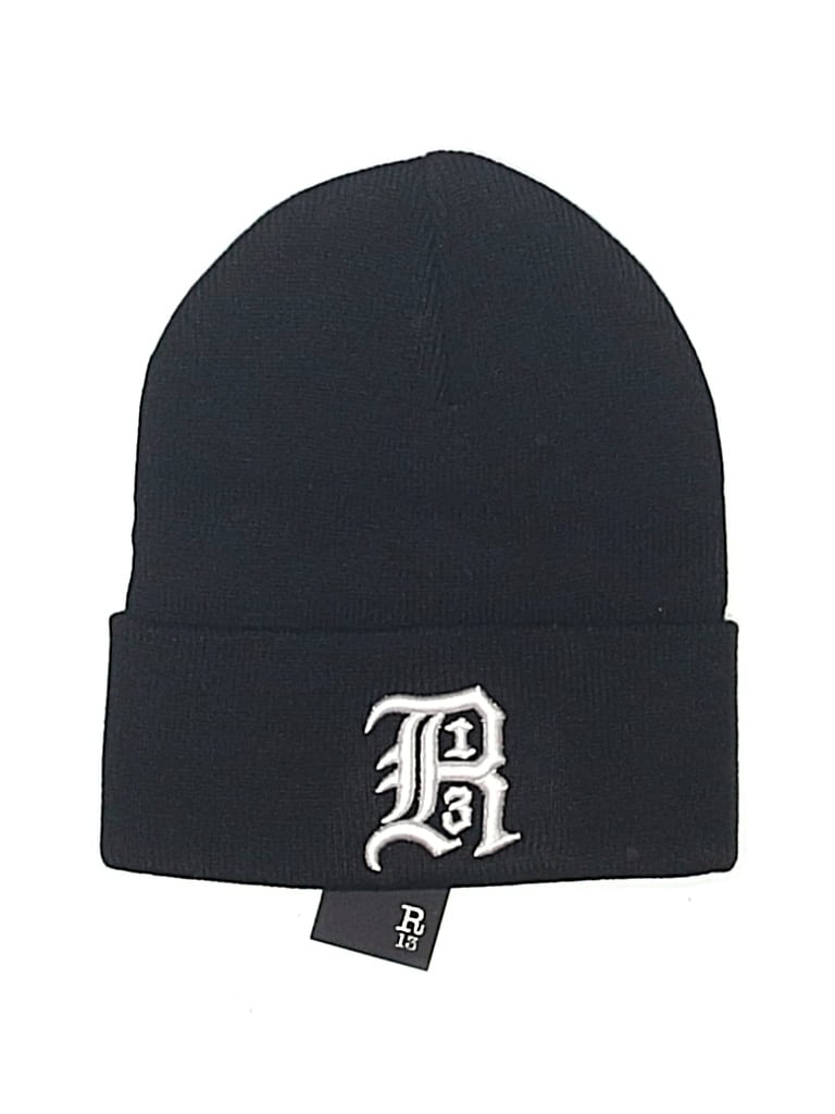 R13 Beanie Hat In Black
