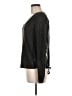 American Eagle Outfitters 100% Polyester Metallic Black Pullover Sweater Size M - photo 5