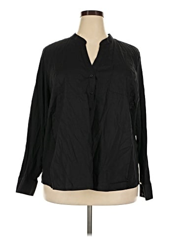 Calvin Klein Long Sleeve Blouse (view 1)