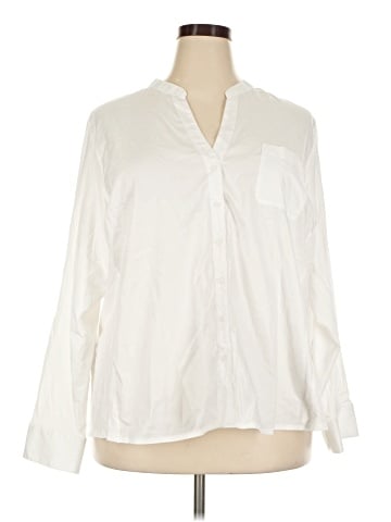 Calvin Klein Long Sleeve Blouse (view 1)
