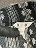 Three Dots 100% Rayon Print Black Casual Pants Size L - photo 7