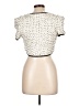 Unbranded Polka Dots Ivory Sleeveless Blouse Size L - photo 2