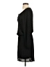 Express 100% Polyester Solid Black Casual Dress Size XS - photo 5
