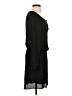 Express 100% Polyester Solid Black Casual Dress Size XS - photo 4