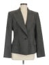 Dana Buchman 100% Wool Houndstooth Gray Wool Blazer Size 8 - photo 1