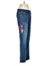 Chico's Hearts Blue Jeans Size Sm (0) - photo 4