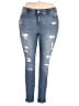 Torrid Hearts Blue Jeans Size 22 - photo 1