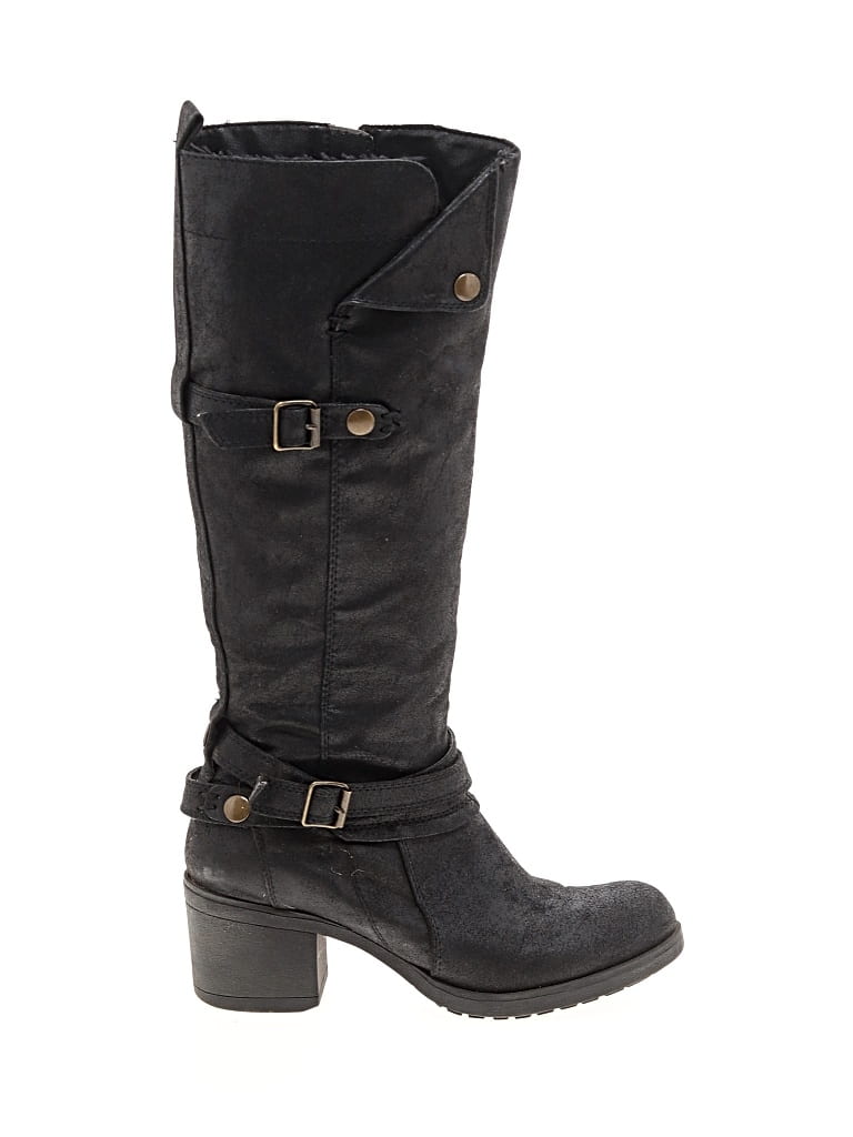 Pre-owned Mia Boots In Black