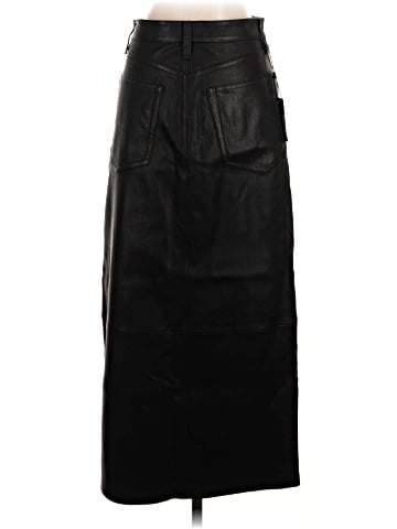 Rag & Bone Faux Leather Skirt (view 2)