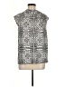 Ann Taylor LOFT 100% Polyester Silver Sleeveless Blouse Size M - photo 1