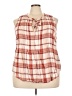 Torrid Red Sleeveless Blouse Size 3X Plus (3) - photo 1