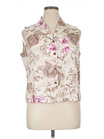 Havana Jack's Cafe Sleeveless Button-Down Shirt (view 1)