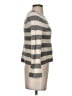 J.Crew 100% Cashmere Stripes Gray Cashmere Pullover Sweater Size XS - photo 4