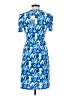 Boden Print Blue Casual Dress Size 2R - photo 2