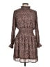 She + Sky 100% Polyester Animal Print Brown Casual Dress Size M - photo 1