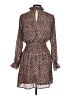 She + Sky 100% Polyester Animal Print Brown Casual Dress Size M - photo 2
