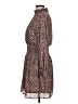 She + Sky 100% Polyester Animal Print Brown Casual Dress Size M - photo 5