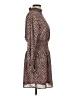 She + Sky 100% Polyester Animal Print Brown Casual Dress Size M - photo 4