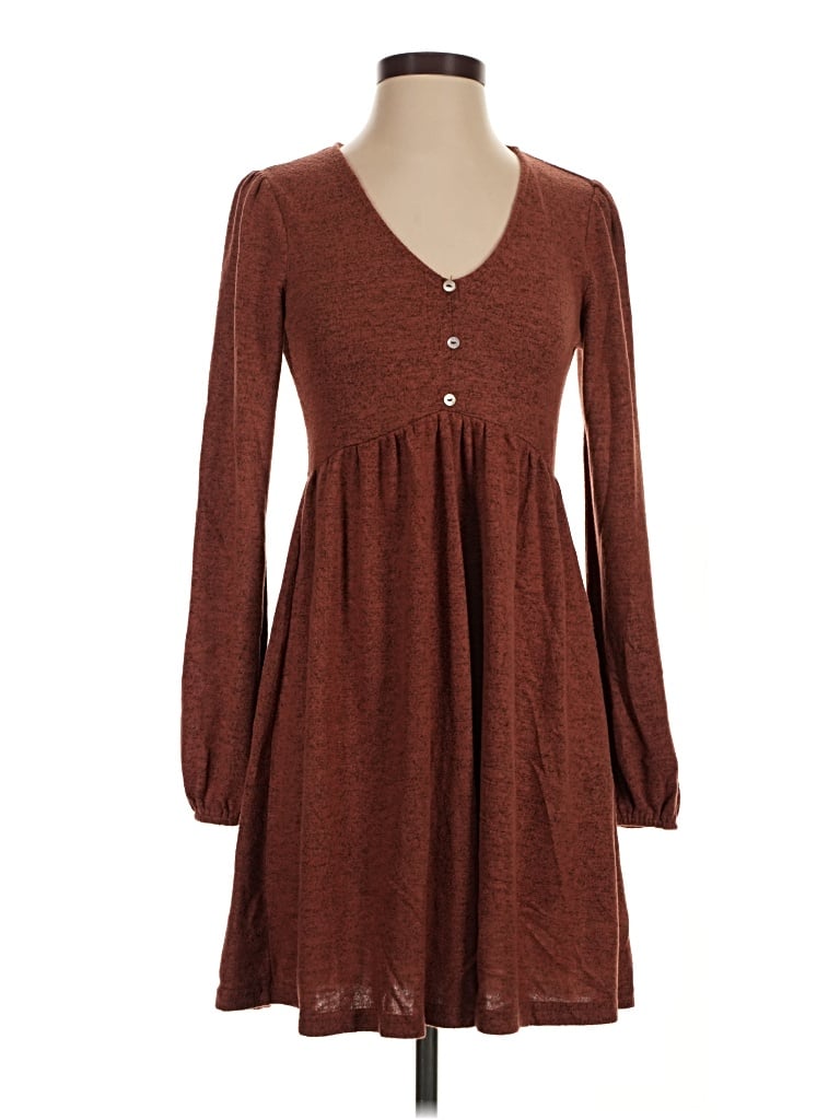 Pre-owned Harper Heritage Casual Dress In Brown