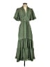 Max Studio 100% Polyester Green Casual Dress Size S - photo 1