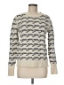 J.Crew Print Ivory Wool Pullover Sweater Size M - photo 1