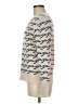 J.Crew Print Ivory Wool Pullover Sweater Size M - photo 5
