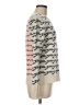 J.Crew Print Ivory Wool Pullover Sweater Size M - photo 4