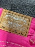 Levi's 100% Cotton Color Block Pink Jeans Size 32 waist - photo 8