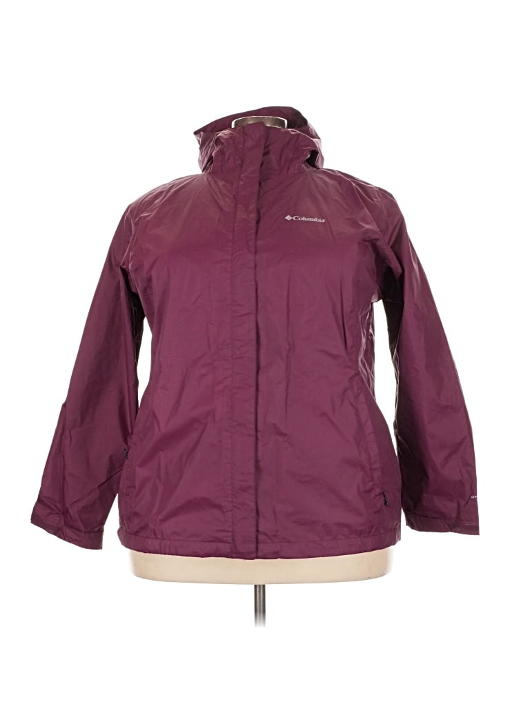 Pre-owned Columbia Snow Jacket In Purple