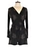 Veronica M. Paisley Black Romper Size M - photo 1