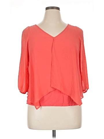Iz Byer 3/4 Sleeve Blouse (view 1)
