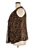 MICHAEL Michael Kors 100% Polyester Brown Sleeveless Blouse Size 2X - photo 5