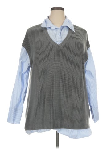 ELOQUII Sweater Vest (view 1)