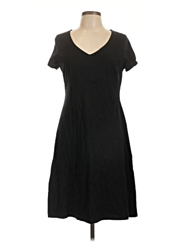 Green Cotton Casual Dress (view 1)