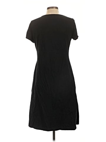 Green Cotton Casual Dress (view 2)