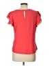 E&M Collection Red Short Sleeve Top Size L - photo 2