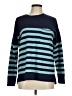Caslon Stripes Blue Pullover Sweater Size M - photo 1