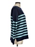 Caslon Stripes Blue Pullover Sweater Size M - photo 4