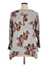 Green Envelope Floral Gray Pullover Sweater Size 1X - photo 2
